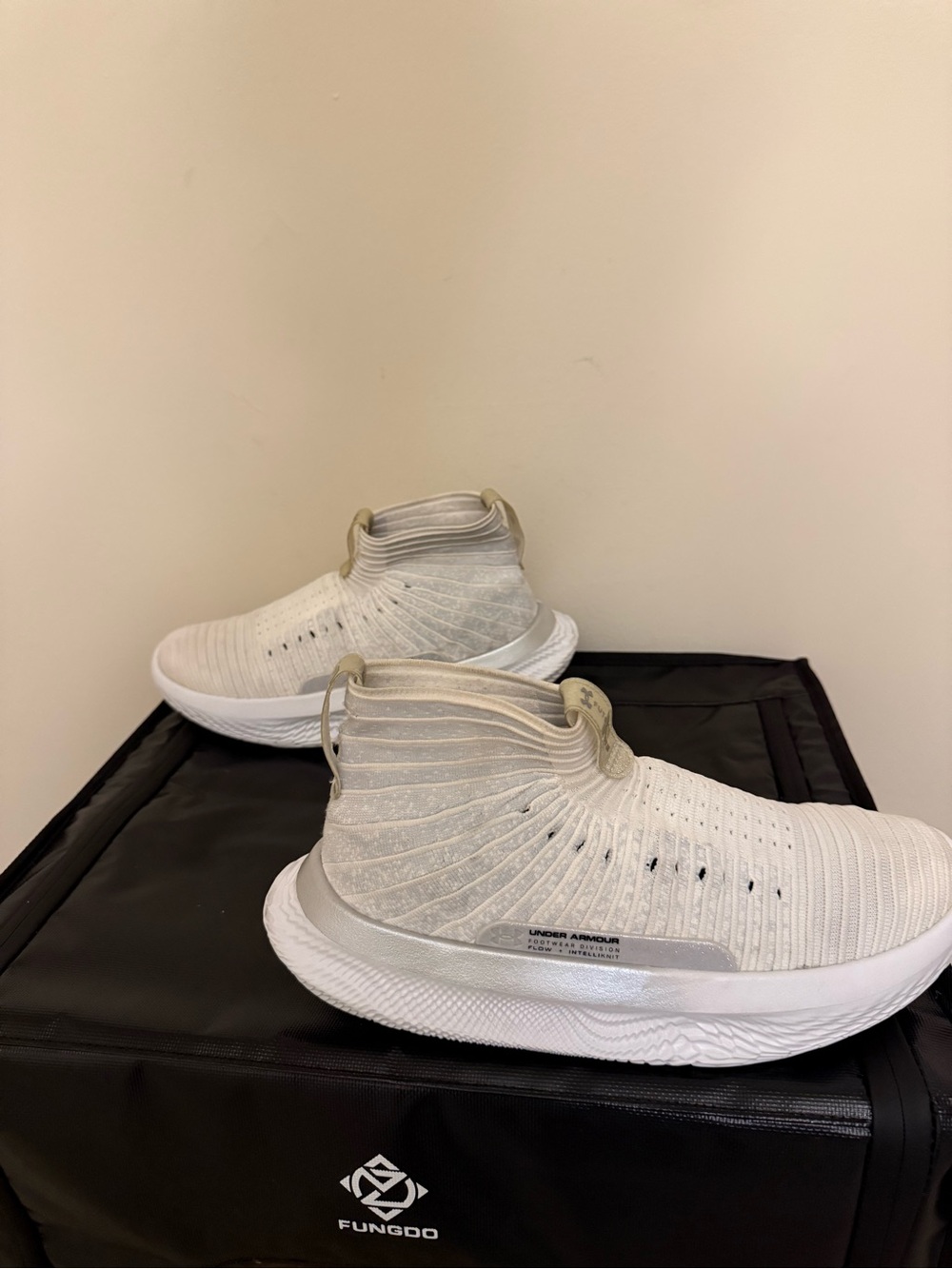 Size 11 - Under Armour Flow FUTR X Elite UAA - Castlerock (No Shoe Laces)